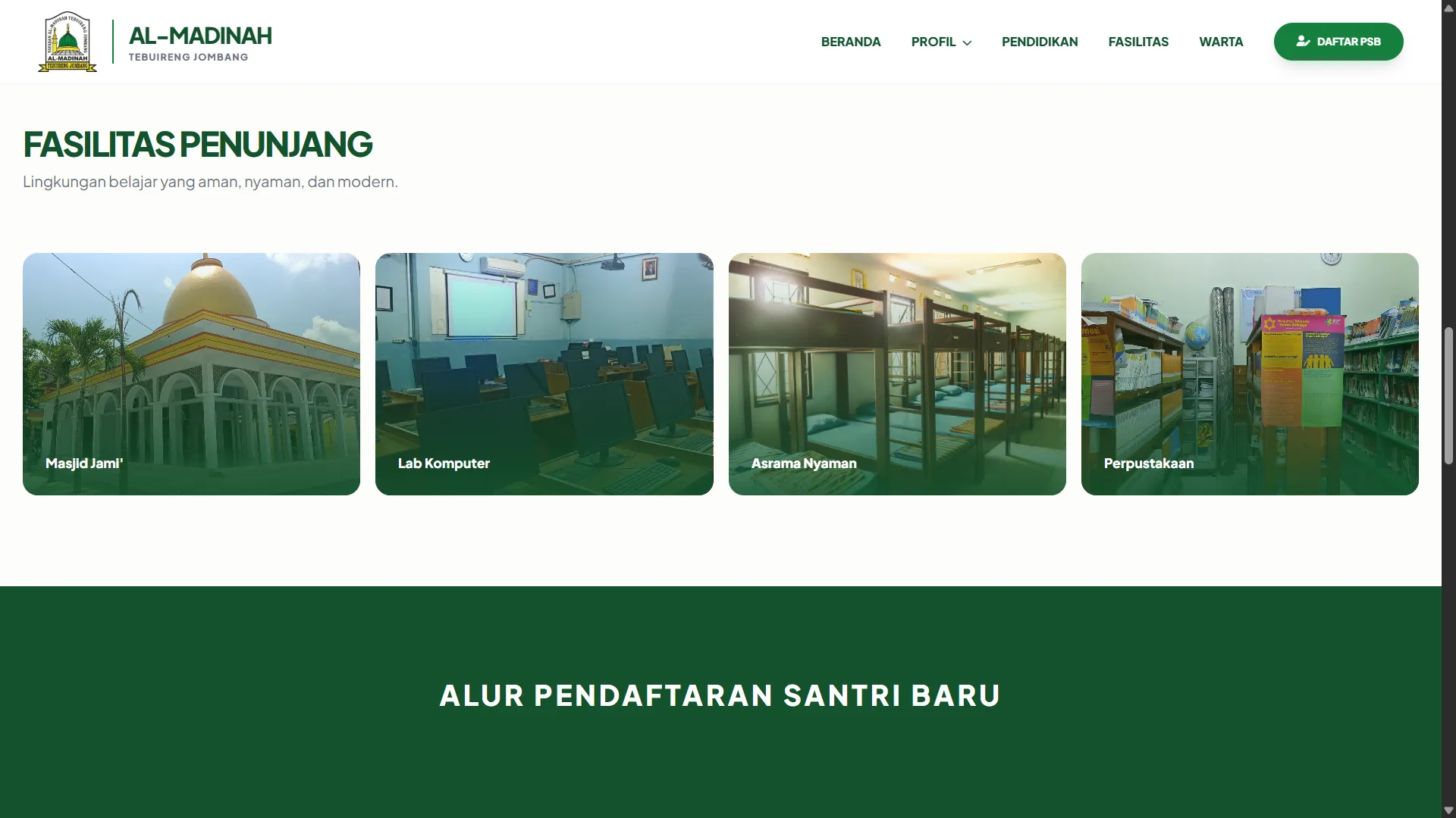 Official School Website Al-Madinah